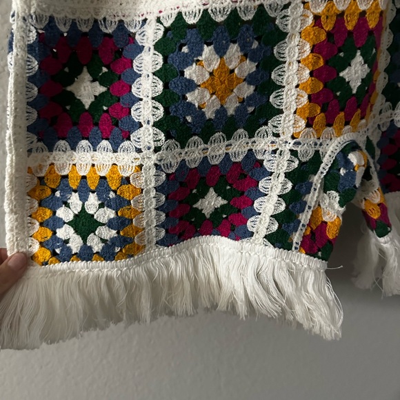 Onepiece Multicolor Crochet Jumpsuit - Picture 4 of 9